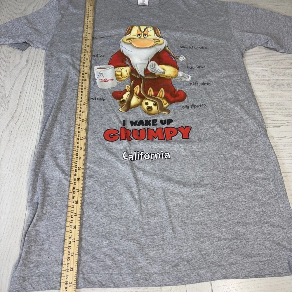 Disney Store~ Women "I Woke Up Grumpy" Snow White Graphic PJ Shirt. SZ OSFA - Picture 5 of 9